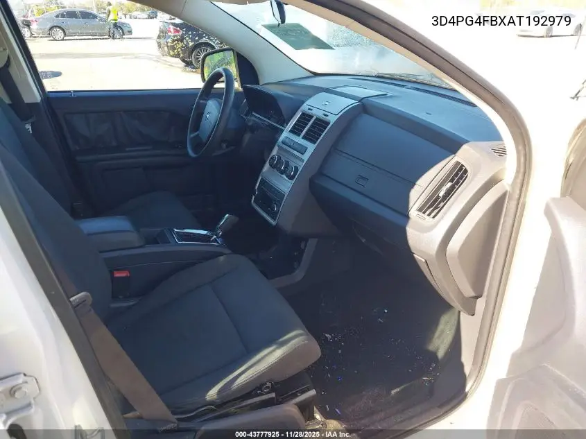 3D4PG4FBXAT192979 2010 Dodge Journey Se