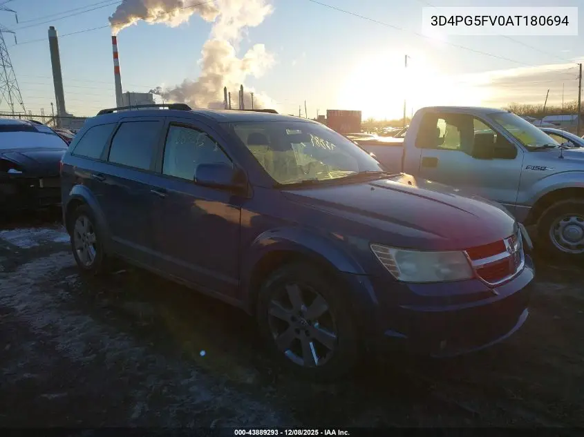 3D4PG5FV0AT180694 2010 Dodge Journey Sxt