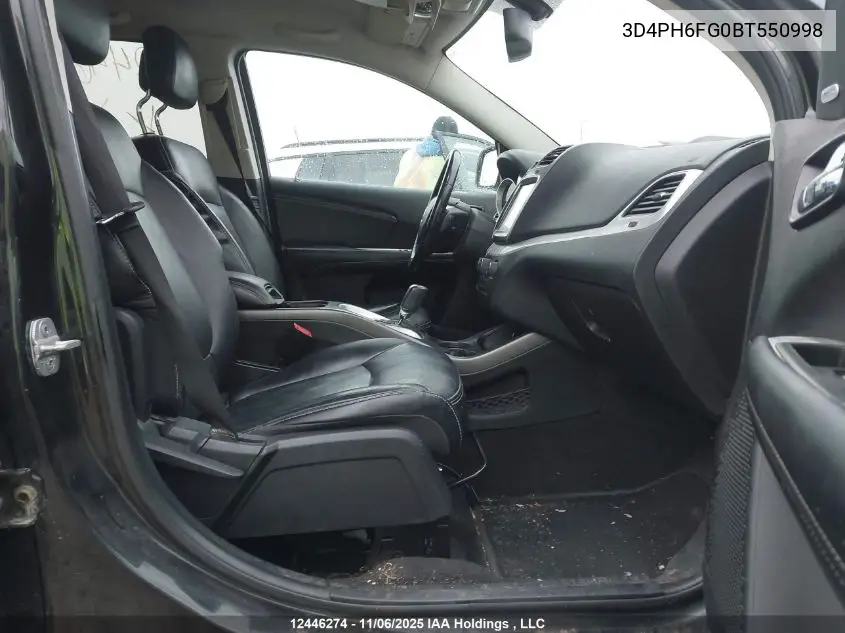 3D4PH6FG0BT550998 2011 Dodge Journey R/T