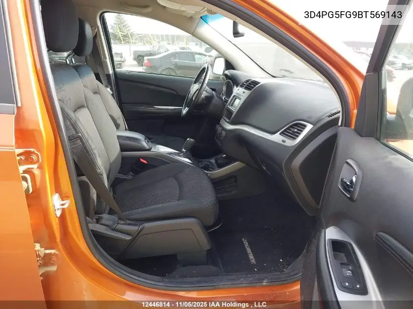 3D4PG5FG9BT569143 2011 Dodge Journey Sxt
