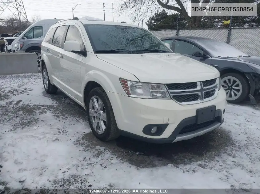 3D4PH6FG9BT550854 2011 Dodge Journey R/T