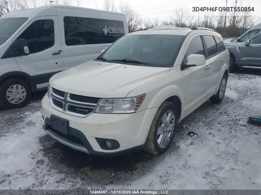 3D4PH6FG9BT550854 2011 Dodge Journey R/T