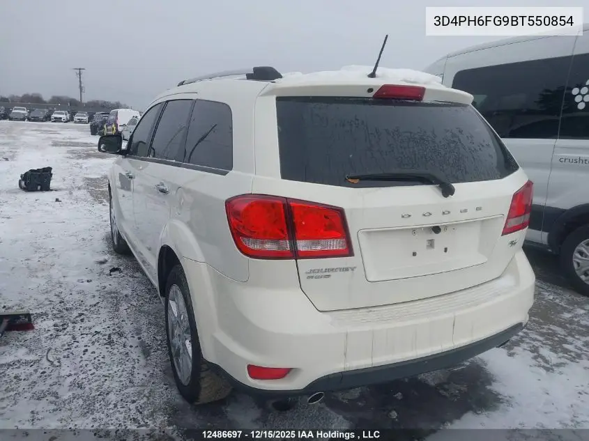 3D4PH6FG9BT550854 2011 Dodge Journey R/T
