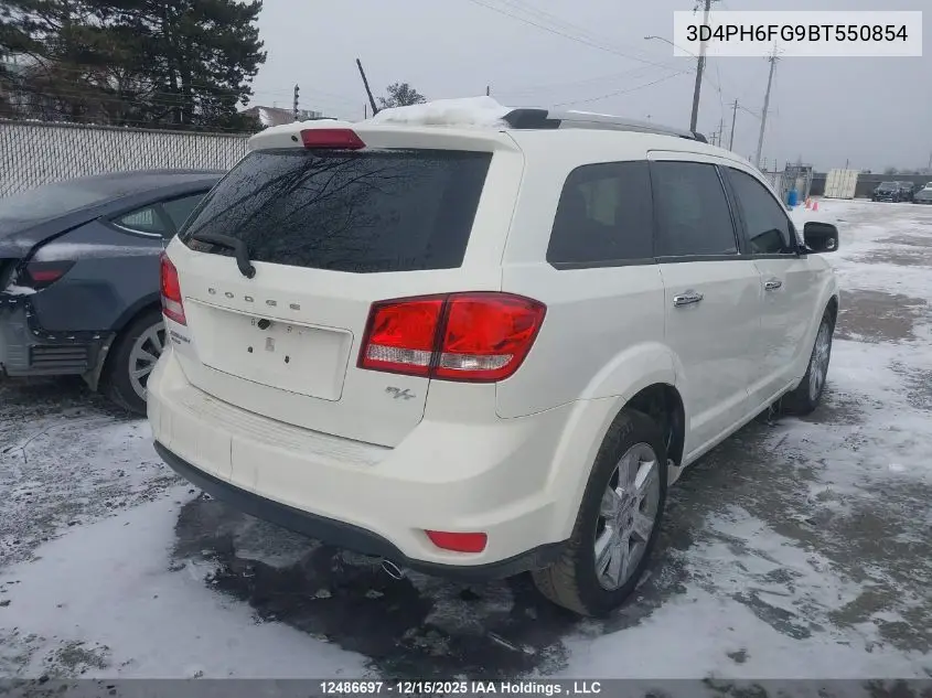 3D4PH6FG9BT550854 2011 Dodge Journey R/T