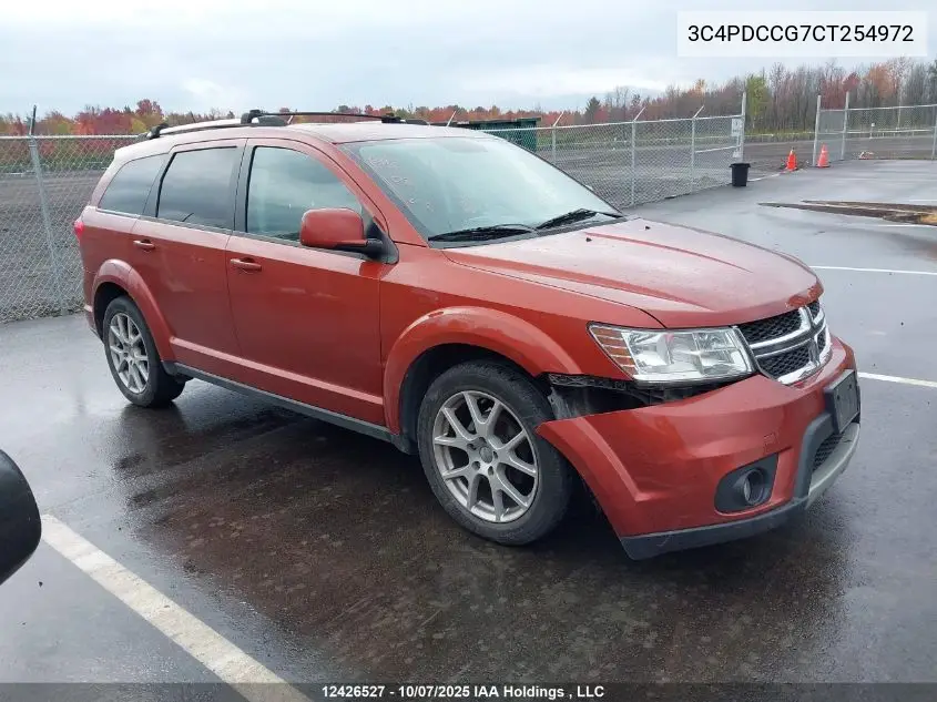 3C4PDCCG7CT254972 2012 Dodge Journey Sxt