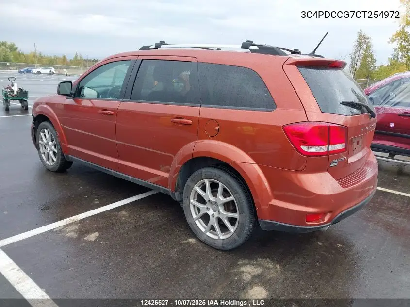 3C4PDCCG7CT254972 2012 Dodge Journey Sxt
