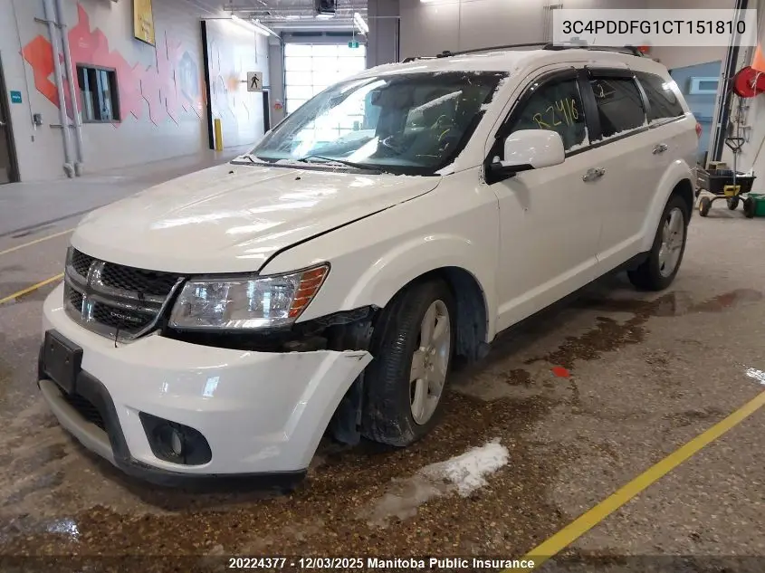 3C4PDDFG1CT151810 2012 Dodge Journey R/T