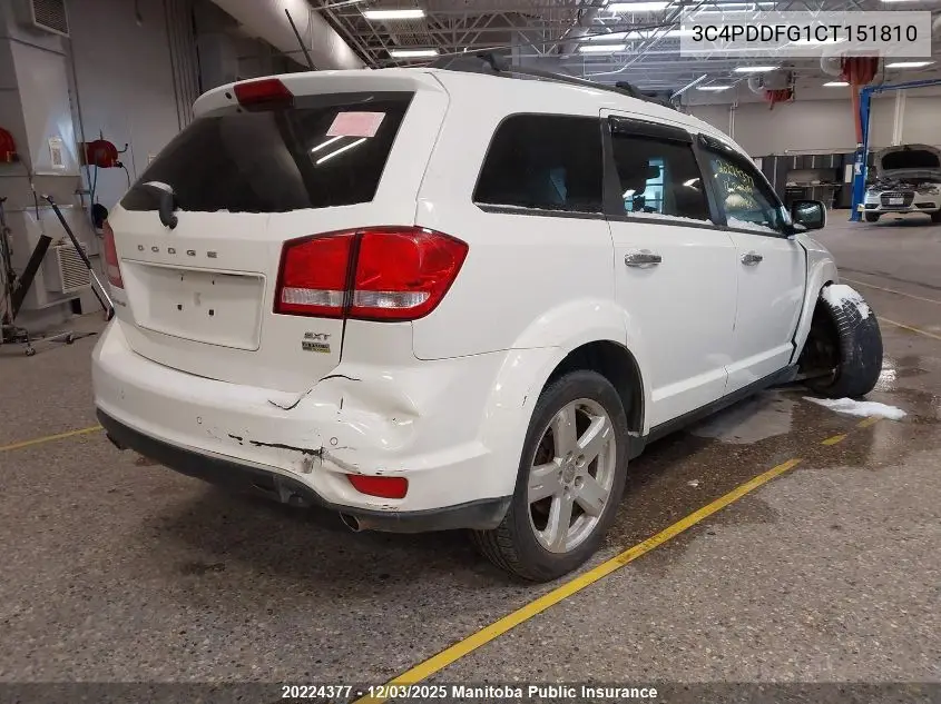 3C4PDDFG1CT151810 2012 Dodge Journey R/T