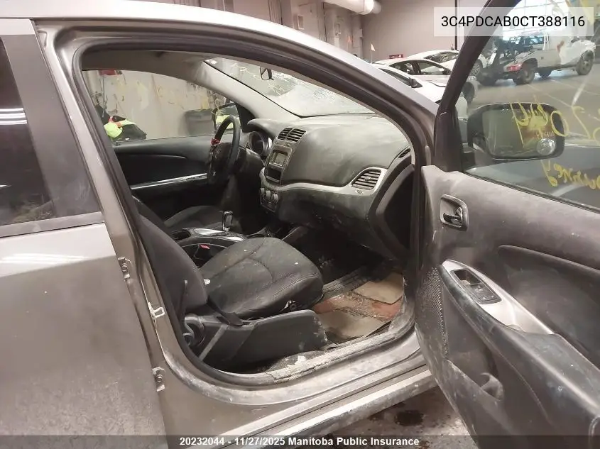 3C4PDCAB0CT388116 2012 Dodge Journey Se