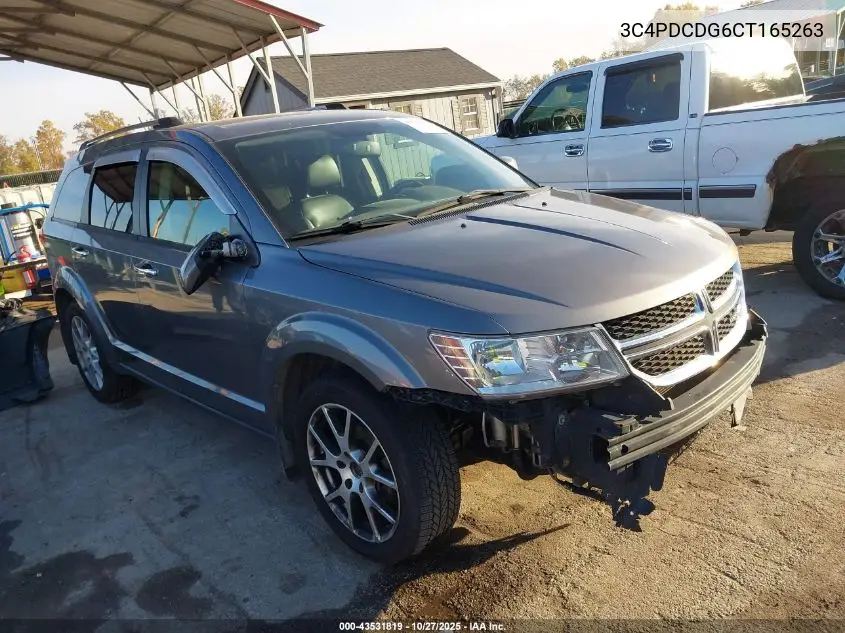 3C4PDCDG6CT165263 2012 Dodge Journey Crew