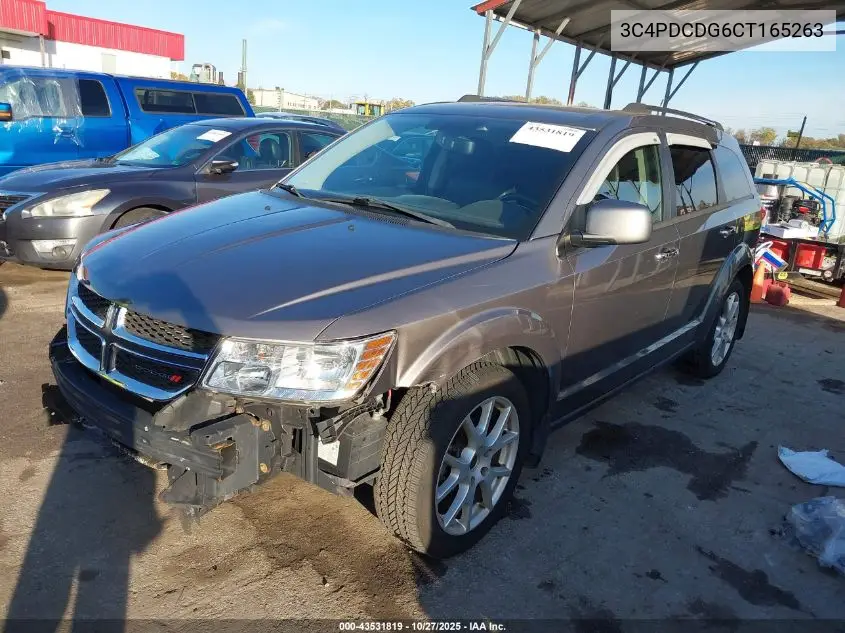3C4PDCDG6CT165263 2012 Dodge Journey Crew