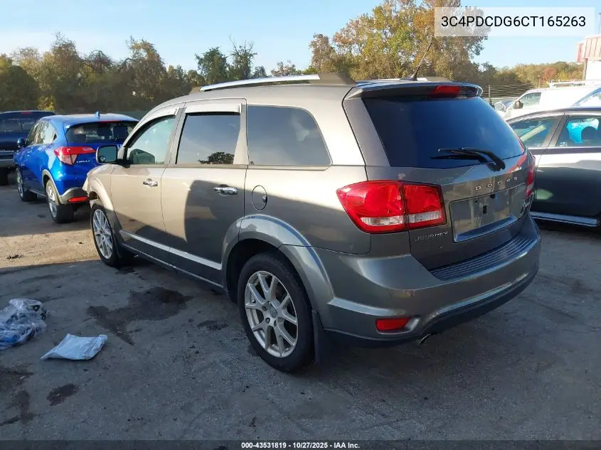 3C4PDCDG6CT165263 2012 Dodge Journey Crew