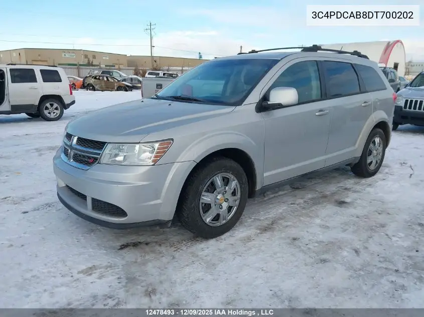 3C4PDCAB8DT700202 2013 Dodge Journey Se
