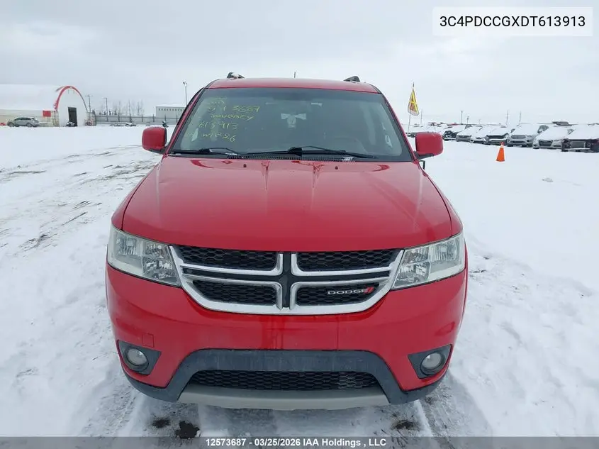 3C4PDCCGXDT613913 2013 Dodge Journey Sxt