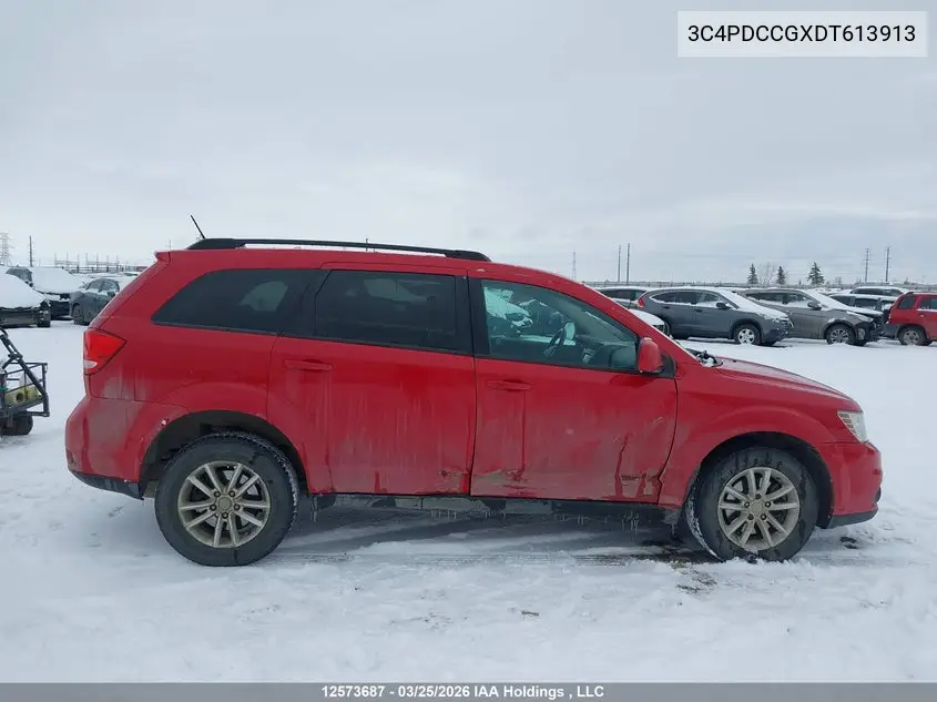 3C4PDCCGXDT613913 2013 Dodge Journey Sxt