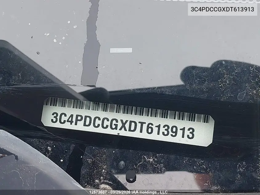 3C4PDCCGXDT613913 2013 Dodge Journey Sxt