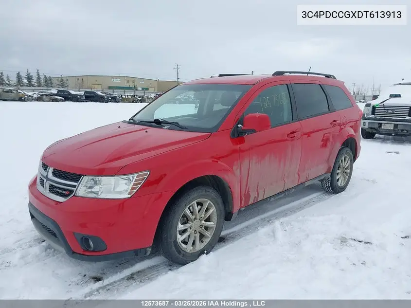 3C4PDCCGXDT613913 2013 Dodge Journey Sxt