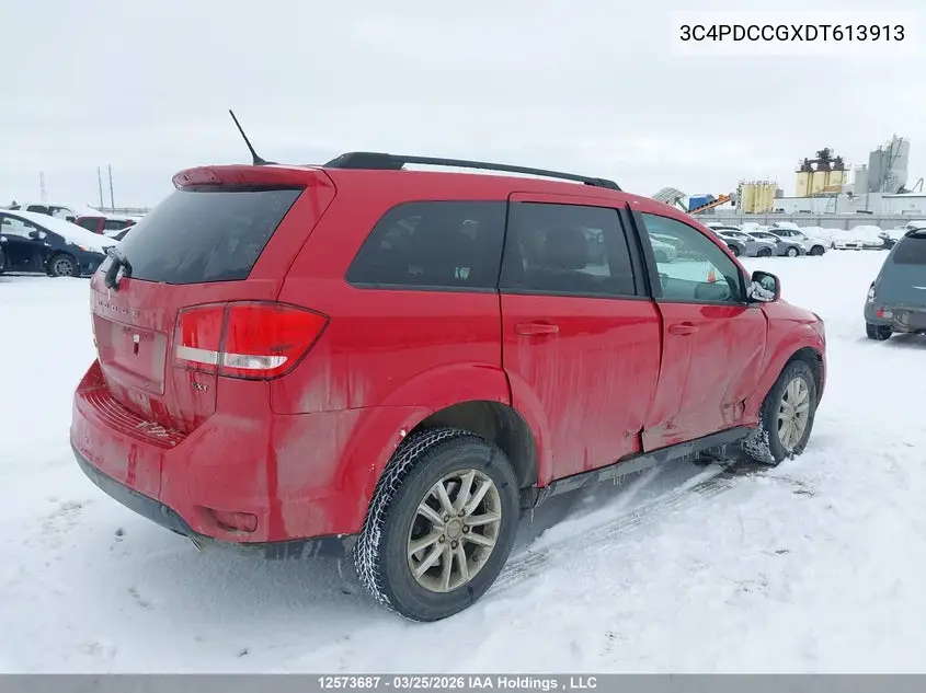 3C4PDCCGXDT613913 2013 Dodge Journey Sxt