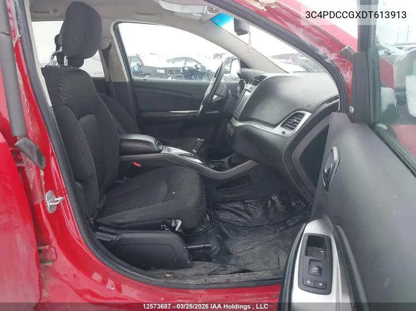 3C4PDCCGXDT613913 2013 Dodge Journey Sxt