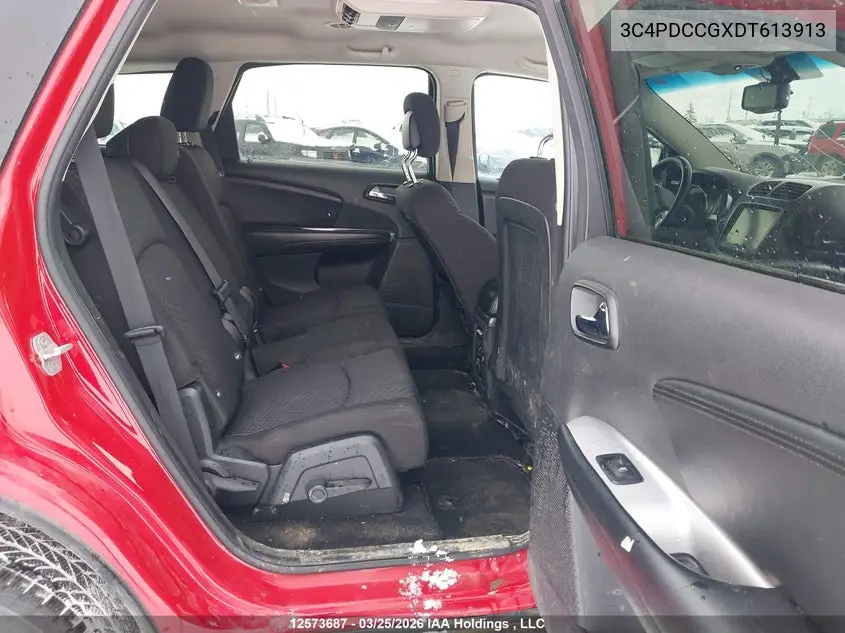 3C4PDCCGXDT613913 2013 Dodge Journey Sxt