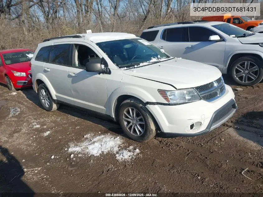 3C4PDDBG3DT681431 2013 Dodge Journey Sxt