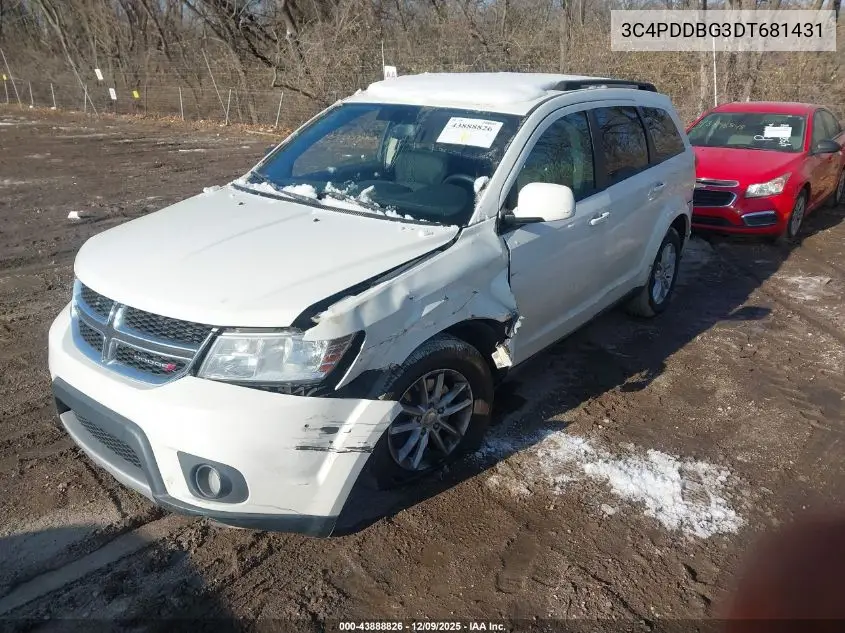 3C4PDDBG3DT681431 2013 Dodge Journey Sxt