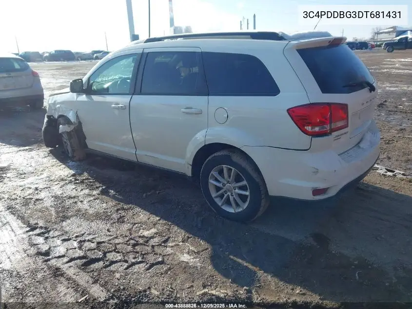 3C4PDDBG3DT681431 2013 Dodge Journey Sxt