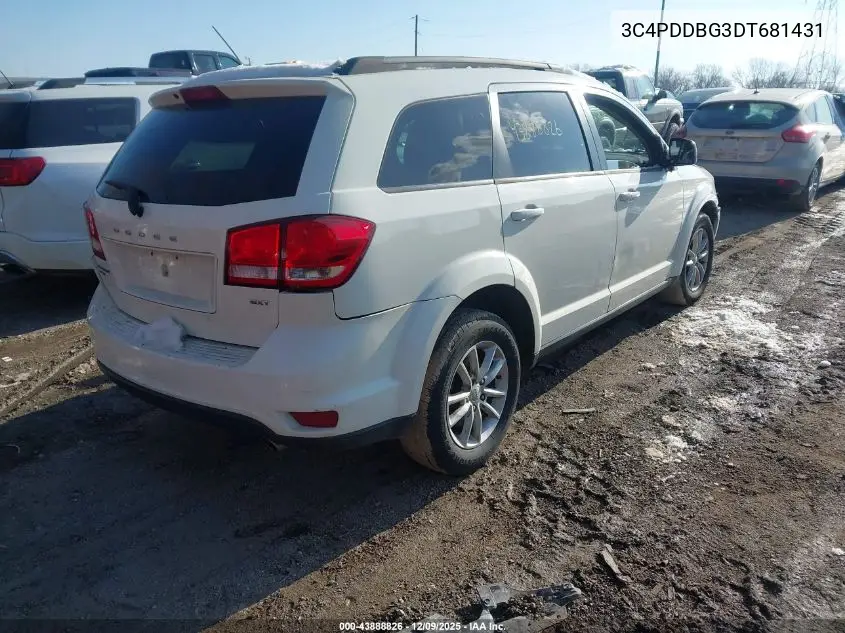 3C4PDDBG3DT681431 2013 Dodge Journey Sxt