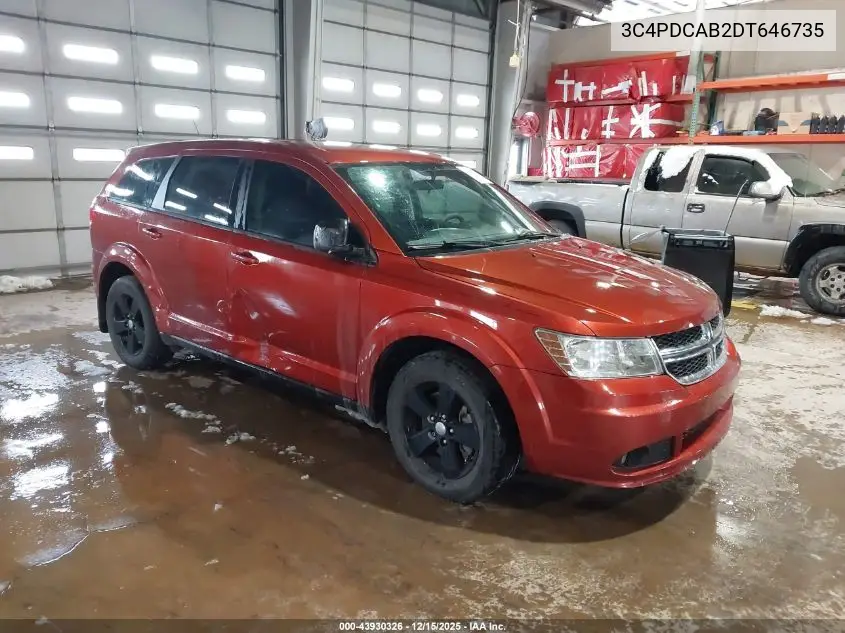 3C4PDCAB2DT646735 2013 Dodge Journey American Value Pkg