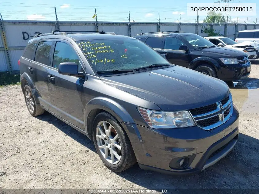 3C4PDCCG1ET250015 2014 Dodge Journey Sxt