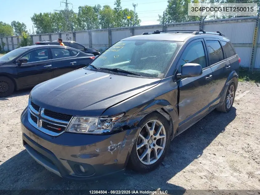 3C4PDCCG1ET250015 2014 Dodge Journey Sxt