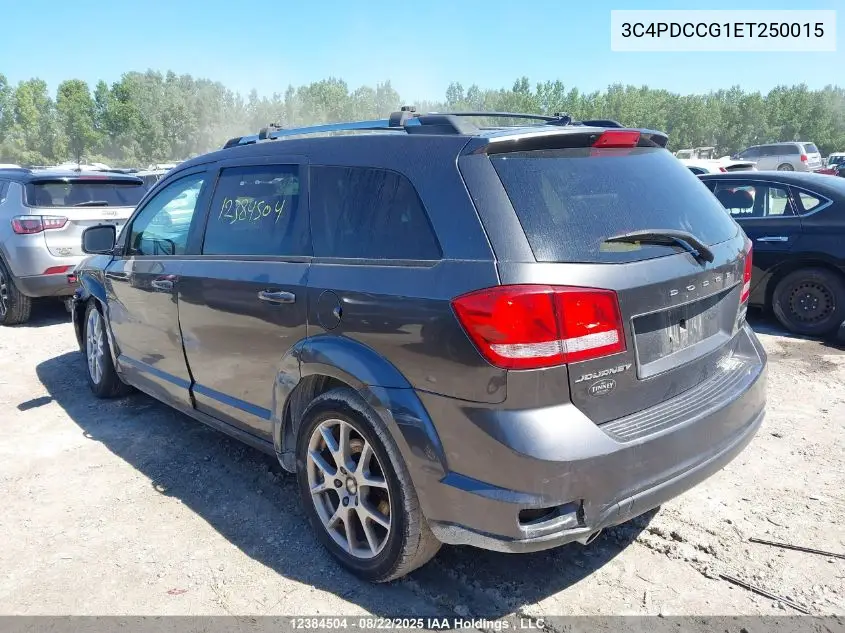 3C4PDCCG1ET250015 2014 Dodge Journey Sxt