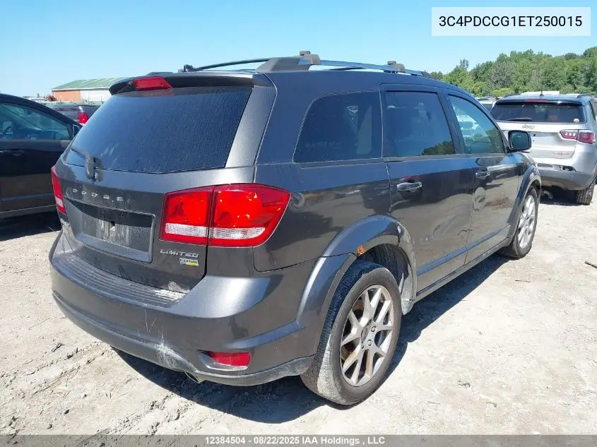 3C4PDCCG1ET250015 2014 Dodge Journey Sxt