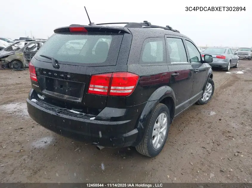3C4PDCABXET302894 2014 Dodge Journey Se