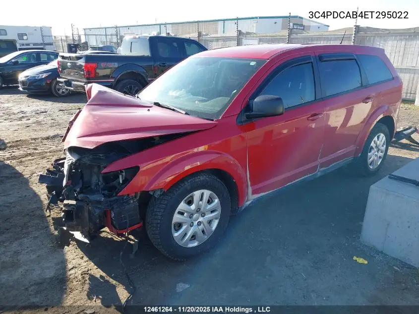 3C4PDCAB4ET295022 2014 Dodge Journey Se