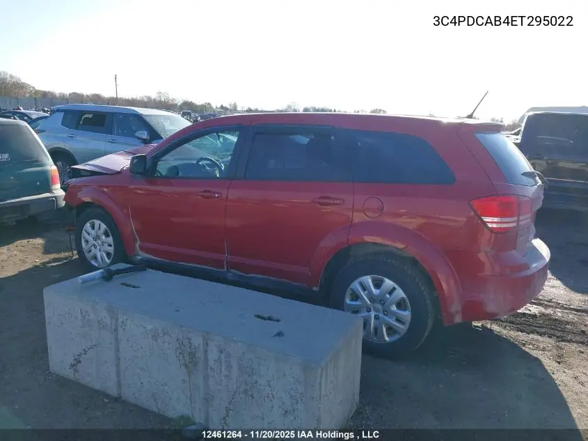 3C4PDCAB4ET295022 2014 Dodge Journey Se