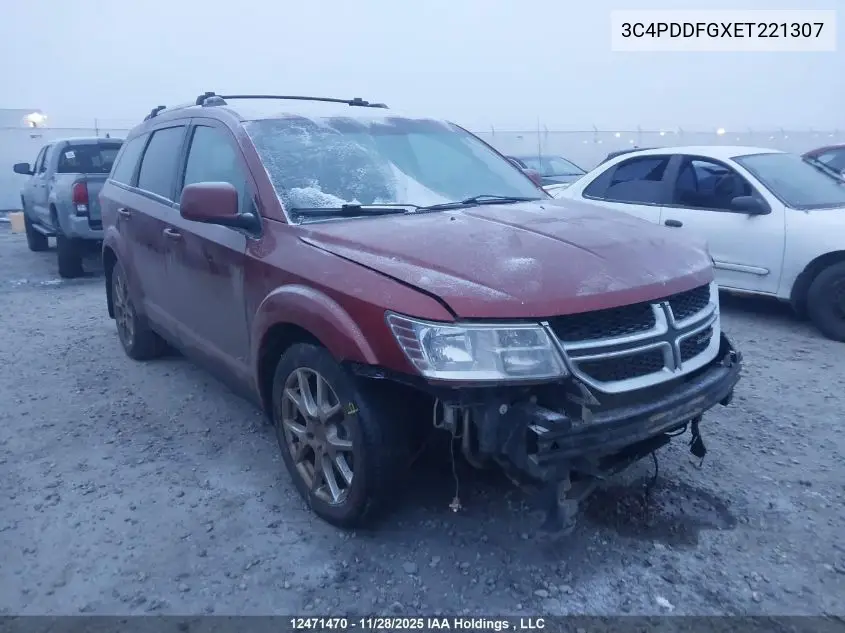 3C4PDDFGXET221307 2014 Dodge Journey R/T