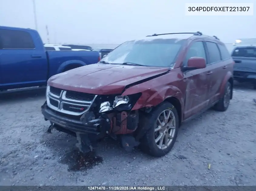 3C4PDDFGXET221307 2014 Dodge Journey R/T