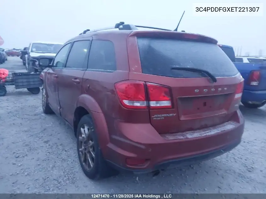 3C4PDDFGXET221307 2014 Dodge Journey R/T