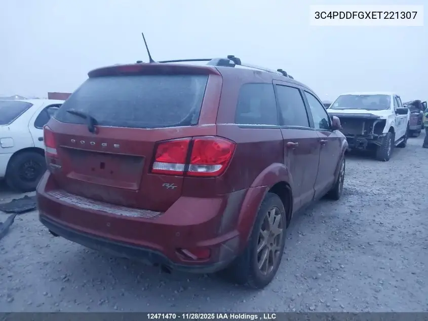 3C4PDDFGXET221307 2014 Dodge Journey R/T
