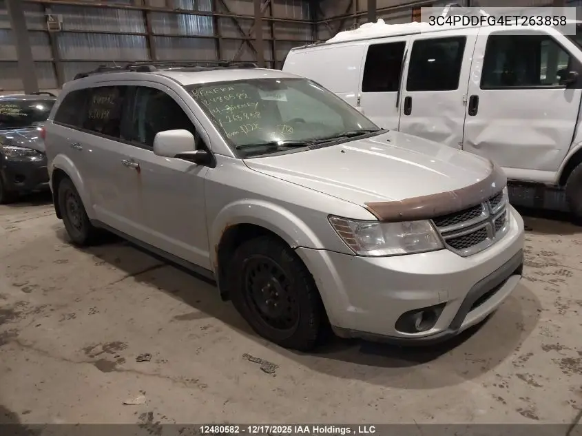 3C4PDDFG4ET263858 2014 Dodge Journey R/T