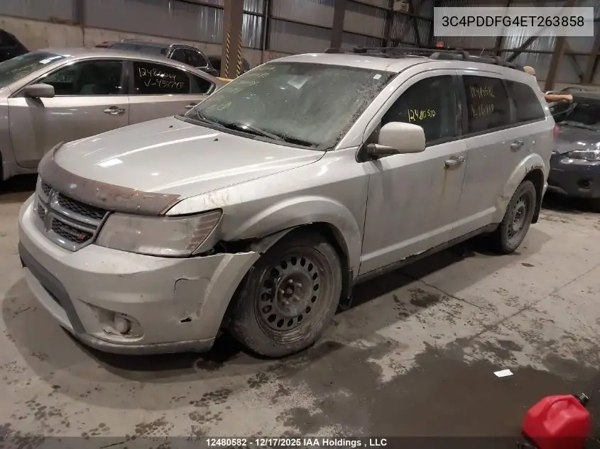 3C4PDDFG4ET263858 2014 Dodge Journey R/T