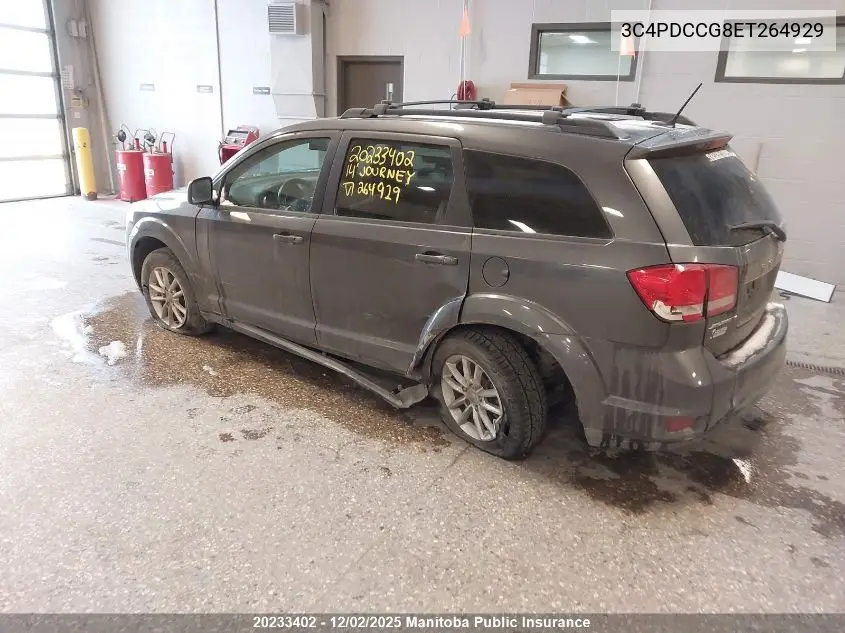 3C4PDCCG8ET264929 2014 Dodge Journey Sxt