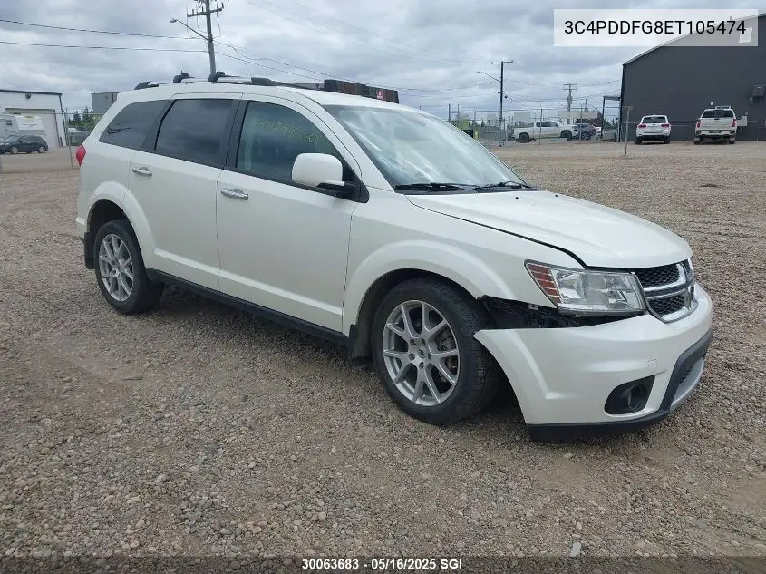 3C4PDDFG8ET105474 2014 Dodge Journey R/T