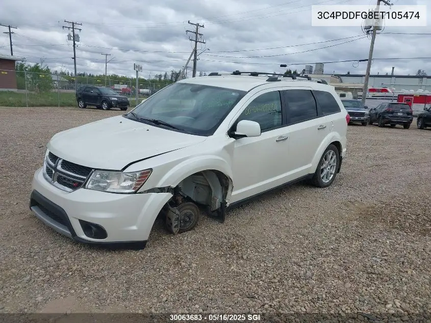 3C4PDDFG8ET105474 2014 Dodge Journey R/T