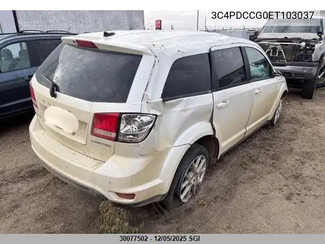 3C4PDCCG0ET103037 2014 Dodge Journey Sxt