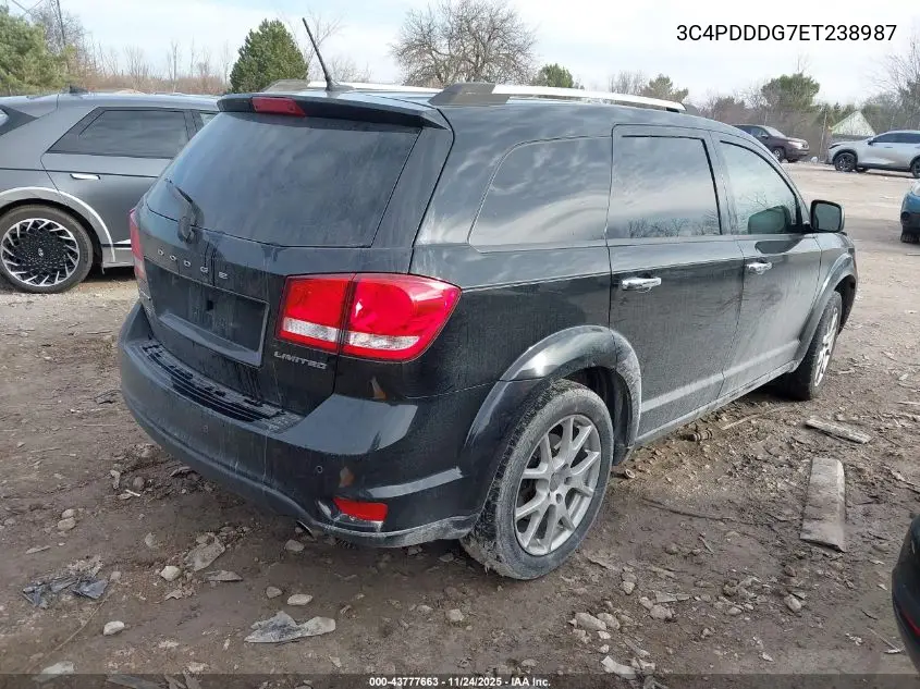 3C4PDDDG7ET238987 2014 Dodge Journey Limited