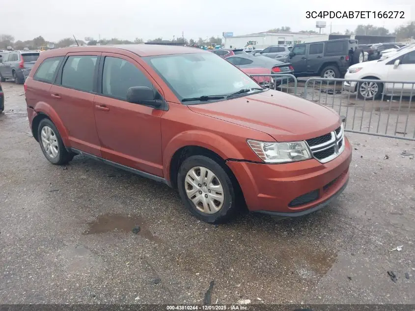 3C4PDCAB7ET166272 2014 Dodge Journey American Value Pkg