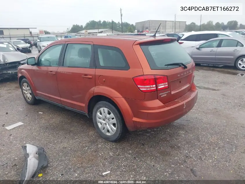 3C4PDCAB7ET166272 2014 Dodge Journey American Value Pkg