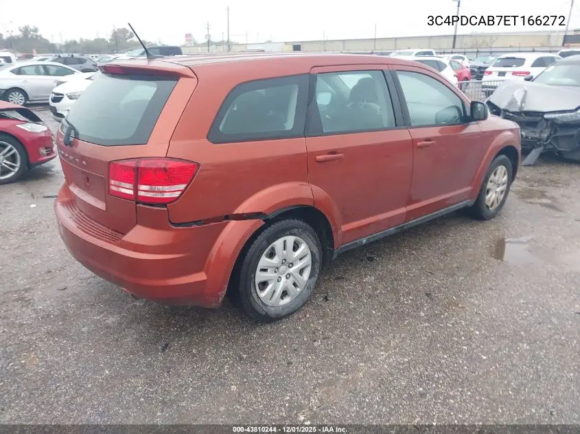 3C4PDCAB7ET166272 2014 Dodge Journey American Value Pkg